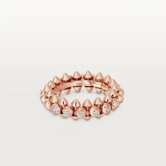 Clash De Cartier – prsten s diamantovým pavé z růžového zlata | Cartier Us