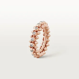 Clash De Cartier – prsten s diamantovým pavé z růžového zlata | Cartier Us