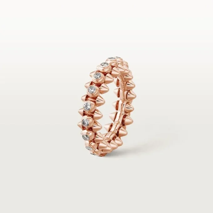Clash De Cartier – prsten s diamantovým pavé z růžového zlata | Cartier Us
