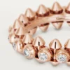 Clash De Cartier – prsten s diamantovým pavé z růžového zlata | Cartier Us