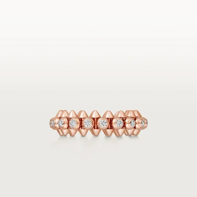 Clash De Cartier – prsten s diamantovým pavé z růžového zlata | Cartier Us
