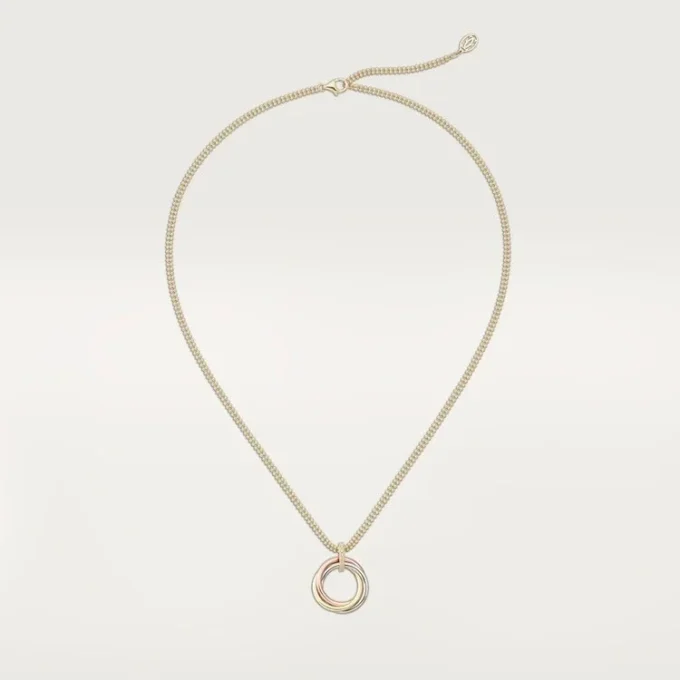 Diamantový řetízek Trinity v trojbarevném zlatě | Cartier Us