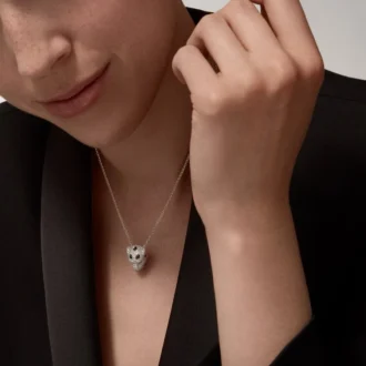 Diamantový náhrdelník Panthere De Cartier, bílé zlato | Cartier Us
