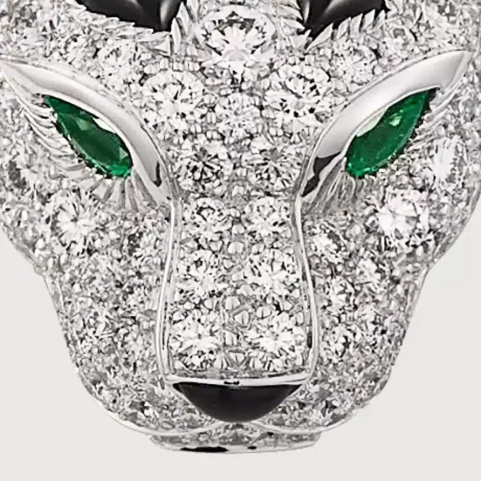 Diamantový náhrdelník Panthere De Cartier, bílé zlato | Cartier Us