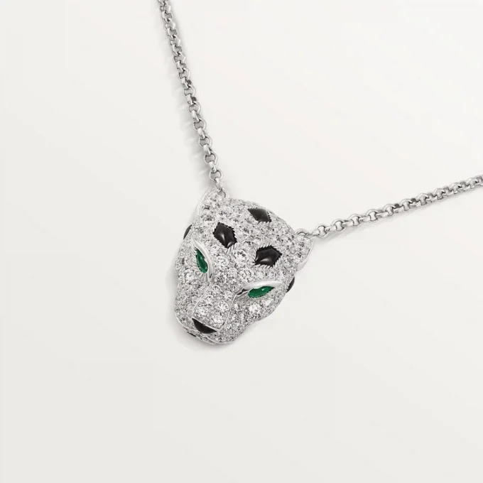 Diamantový náhrdelník Panthere De Cartier, bílé zlato | Cartier Us