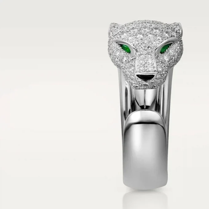 Diamantový prsten Panthere De Cartier, bílé zlato | Cartier Us