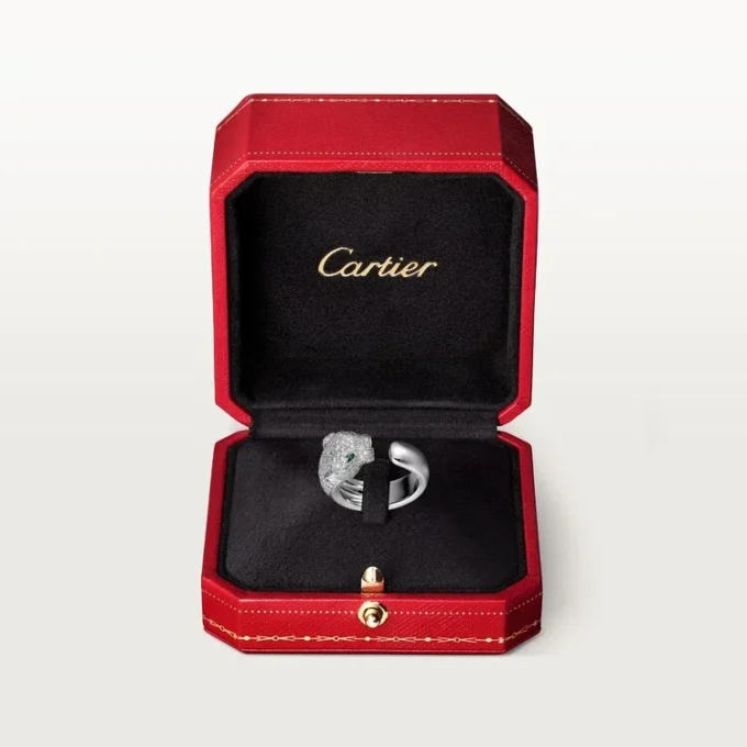 Diamantový prsten Panthere De Cartier, bílé zlato | Cartier Us