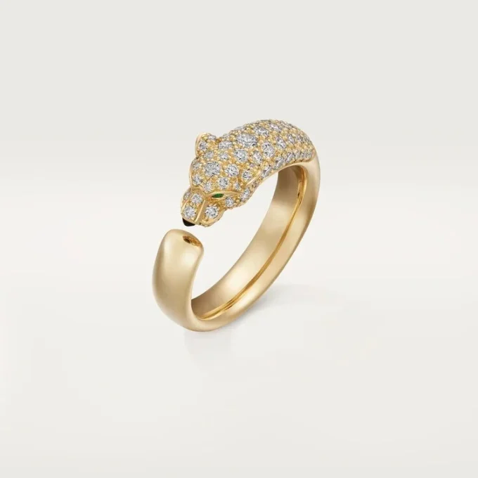 Diamantový prsten Panthere De Cartier, žluté zlato | Cartier Us