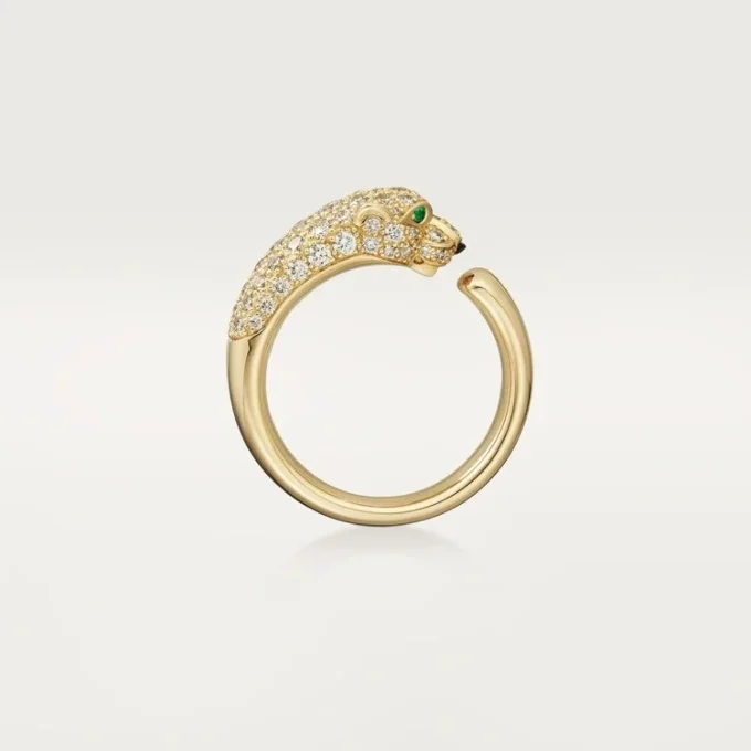 Diamantový prsten Panthere De Cartier, žluté zlato | Cartier Us