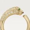 Diamantový prsten Panthere De Cartier, žluté zlato | Cartier Us