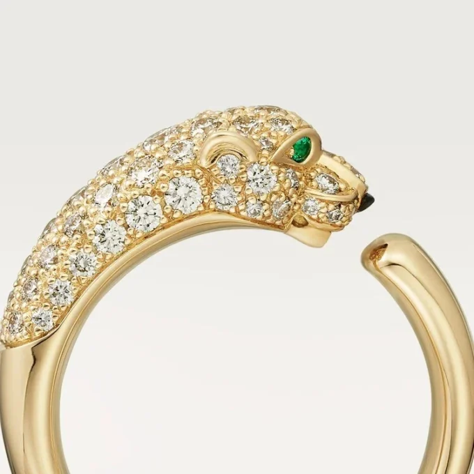 Diamantový prsten Panthere De Cartier, žluté zlato | Cartier Us