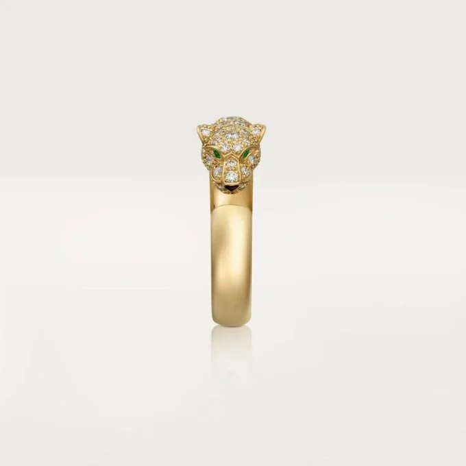 Diamantový prsten Panthere De Cartier, žluté zlato | Cartier Us