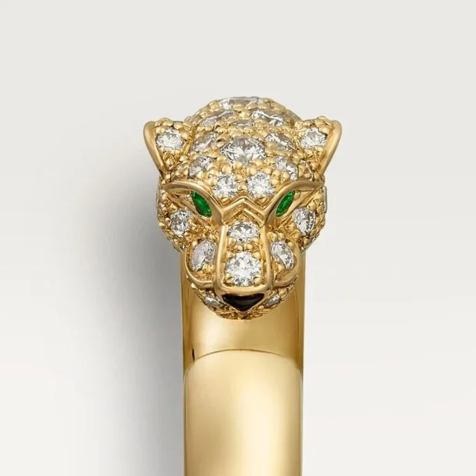 Diamantový prsten Panthere De Cartier, žluté zlato | Cartier Us