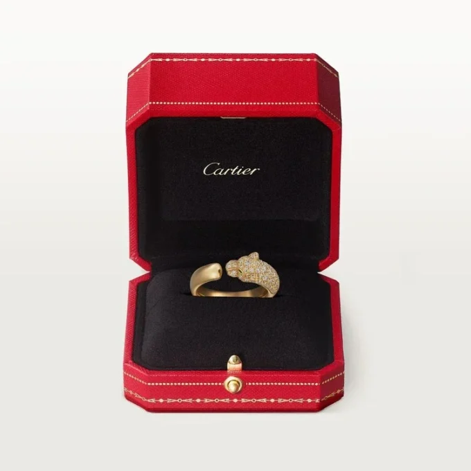 Diamantový prsten Panthere De Cartier, žluté zlato | Cartier Us