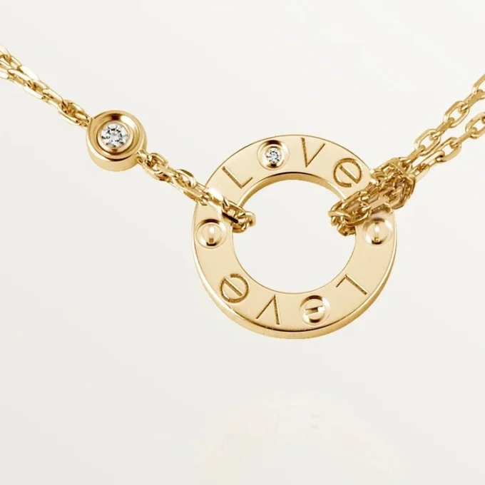 Diamantový přívěsek na krk Love, žluté zlato | Cartier Us