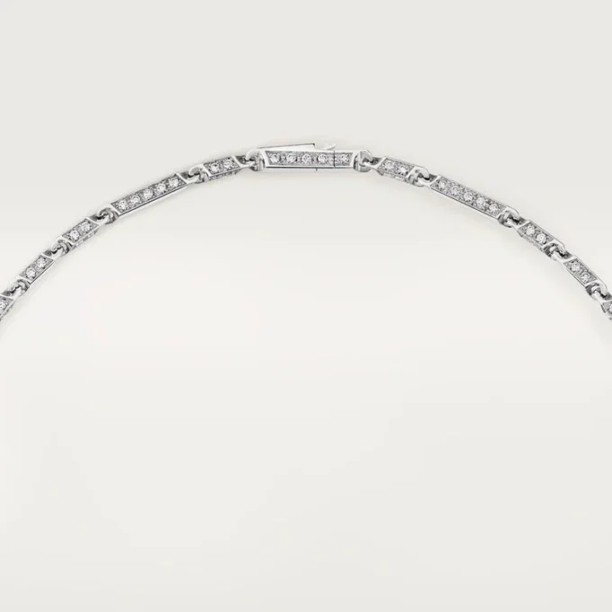 Dlouhý náhrdelník Panthere De Cartier, smaragdový, univerzální, velký model, s pavé