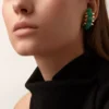 Jedna náušnice Clash De Cartier, chrysopras, extra velký model