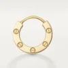 Jednostranná náušnice Love – žluté zlato – Cartier