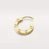 Jednostranná náušnice Love – žluté zlato – Cartier