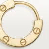 Jednostranná náušnice Love – žluté zlato – Cartier
