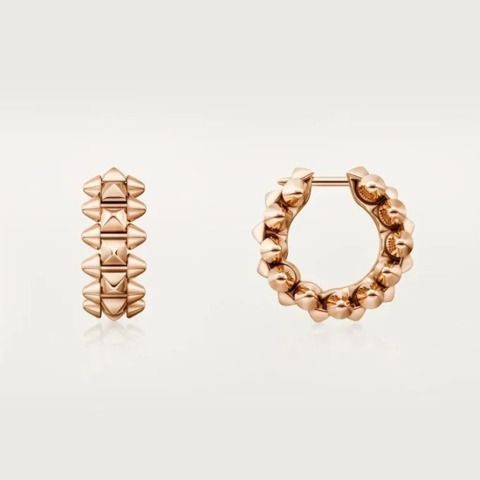 Kruhové náušnice Clash De Cartier, model Mini