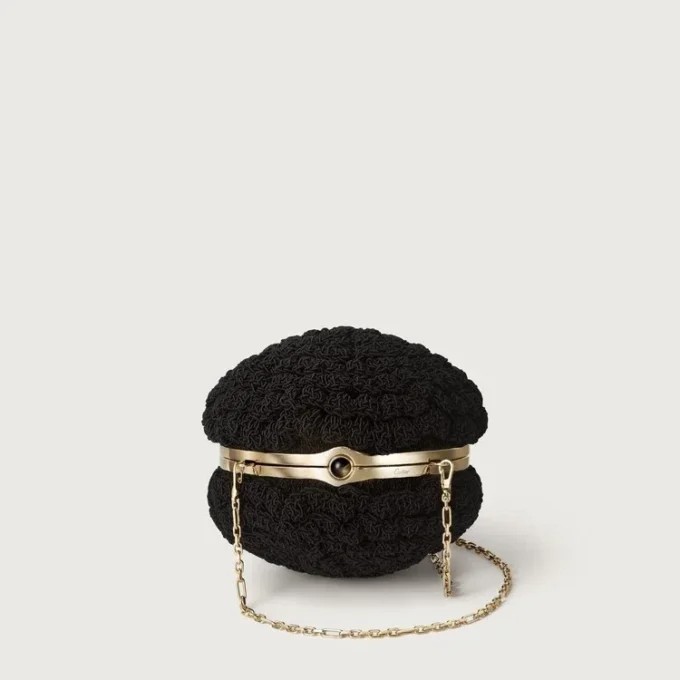 Kulatá háčkovaná taška, Cartier Soir