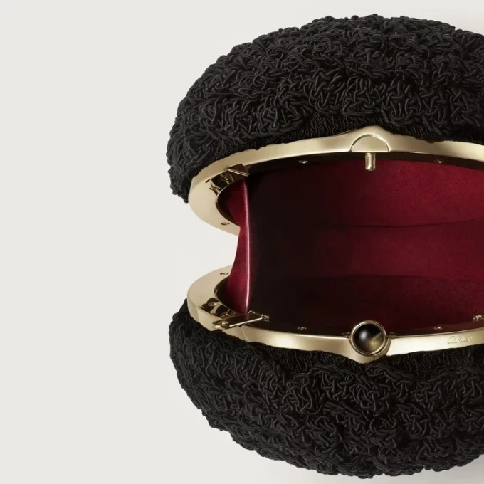Kulatá háčkovaná taška, Cartier Soir