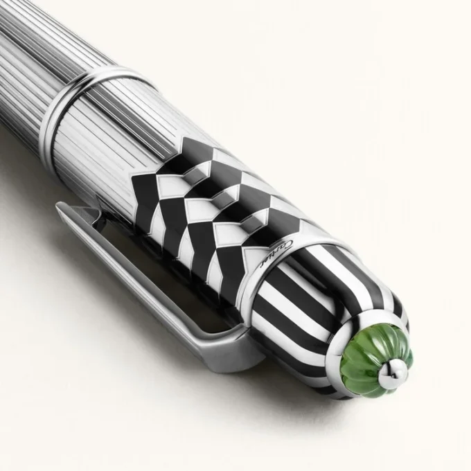 Kuličkové pero inspirované stylem art deco