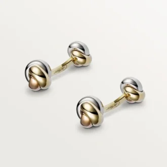 Manžetové knoflíčky Trinity – žluté, růžové a bílé zlato – Cartier