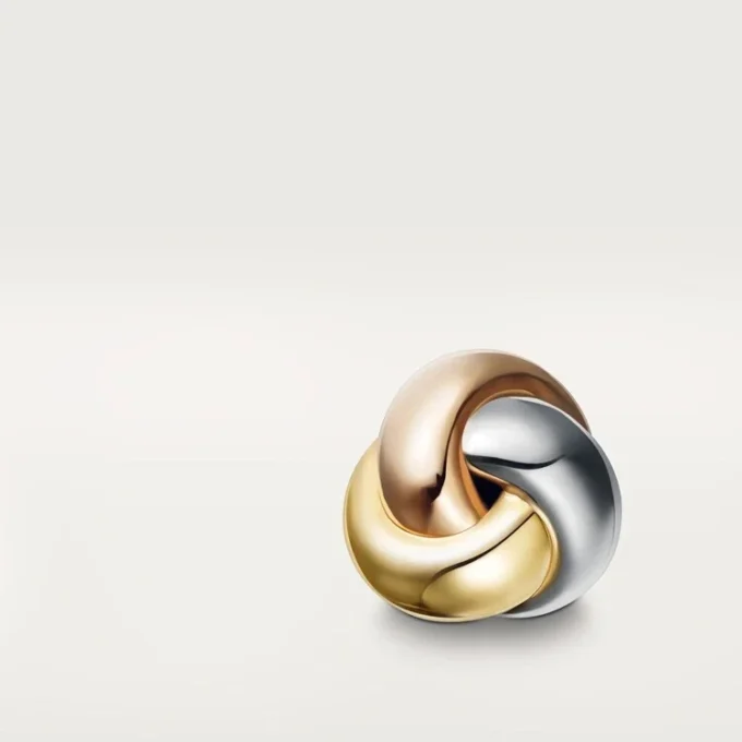 Manžetové knoflíčky Trinity – žluté, růžové a bílé zlato – Cartier