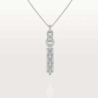 Náhrdelník Agrafe – bílé zlato, diamanty – Cartier