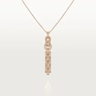 Náhrdelník Agrafe – růžové zlato, diamanty – Cartier