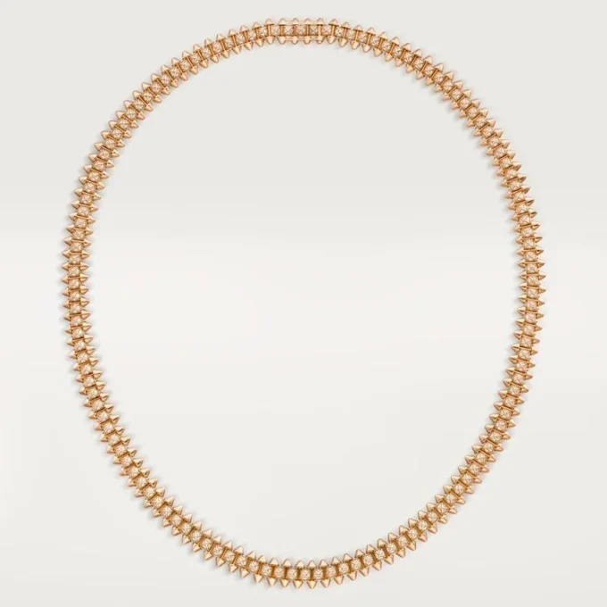 Náhrdelník Clash De Cartier, pružný, malý model, s pavé