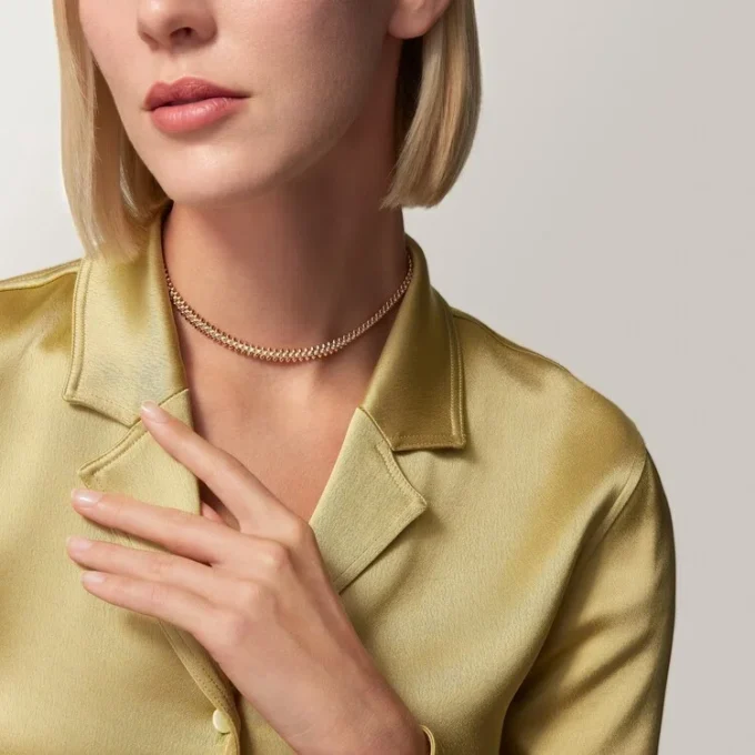 Náhrdelník Clash De Cartier, pružný, malý model, s pavé