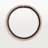 Náhrdelník Clash De Cartier, pružný, onyx, extra velký model, diamanty
