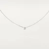 Náhrdelník Diamants Legers, Lm – bílé zlato, diamant – Cartier