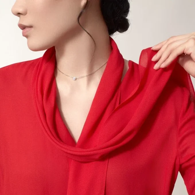 Náhrdelník Diamants Legers, Lm – bílé zlato, diamant – Cartier