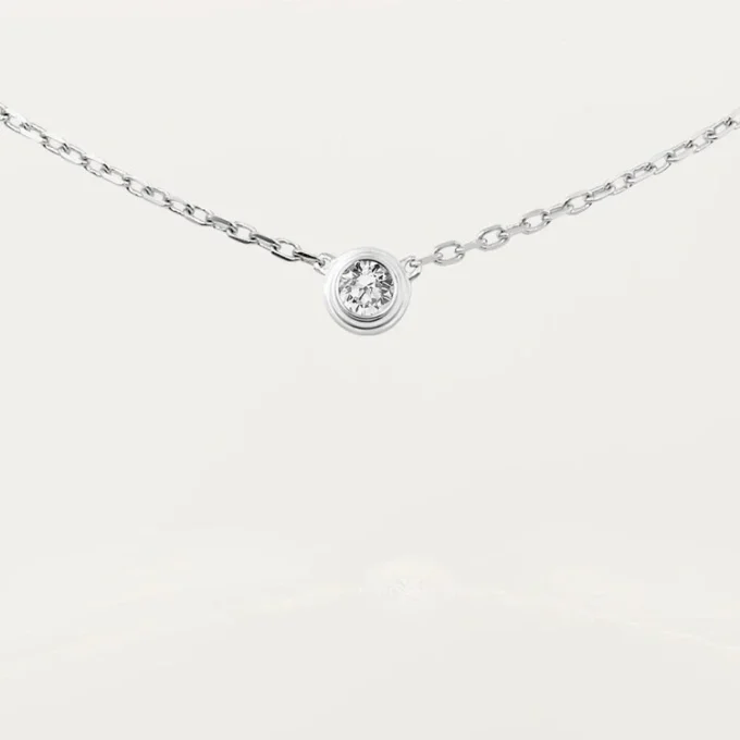 Náhrdelník Diamants Legers, Lm – bílé zlato, diamant – Cartier