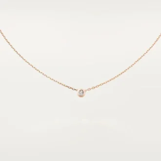 Náhrdelník Diamants Legers, Lm – růžové zlato, diamant – Cartier