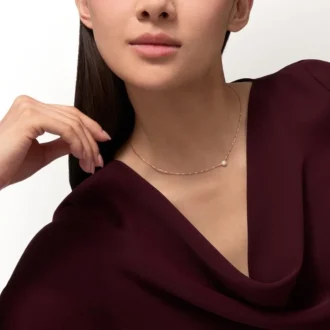 Náhrdelník Diamants Legers, Lm – růžové zlato, diamant – Cartier