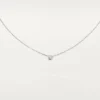 Náhrdelník Diamants Legers, SM – bílé zlato, diamant – Cartier