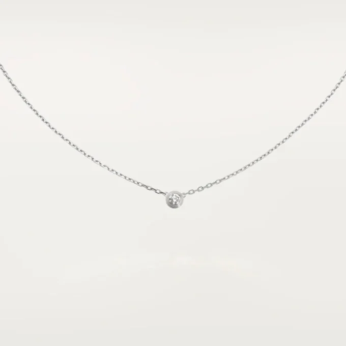 Náhrdelník Diamants Legers, SM – bílé zlato, diamant – Cartier