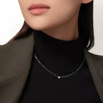 Náhrdelník Diamants Legers, SM – bílé zlato, diamant – Cartier