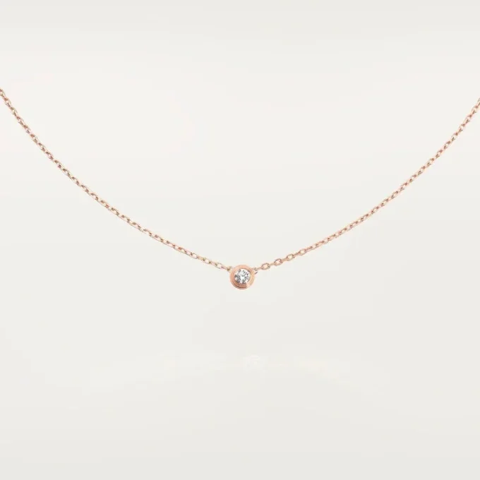 Náhrdelník Diamants Legers, SM – růžové zlato, diamant – Cartier