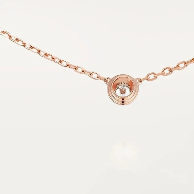 Náhrdelník Diamants Legers, SM – růžové zlato, diamant – Cartier