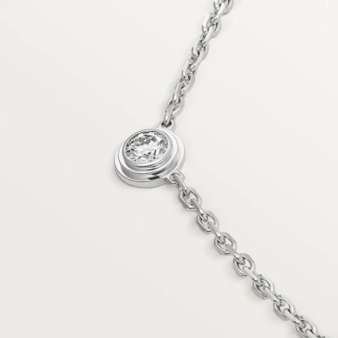 Náhrdelník Diamants Legers XS – bílé zlato, diamant – Cartier