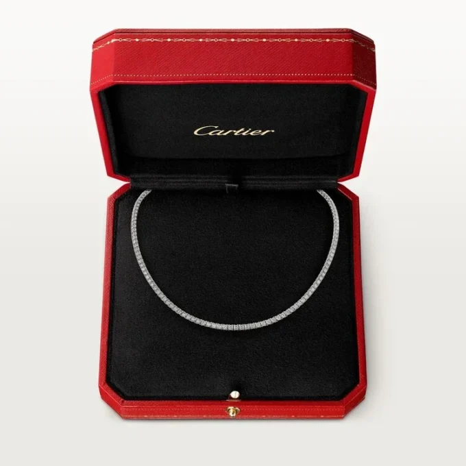Náhrdelník Essential Lines – bílé zlato, diamanty – Cartier
