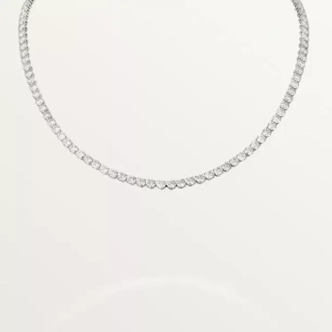 Náhrdelník Essential Lines – platina, diamanty – Cartier