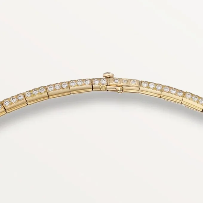 Náhrdelník Faune Et Flore De Cartier, žluté, oranžové a hnědé diamanty, pavé