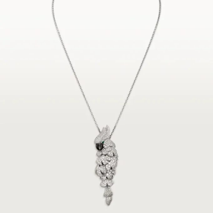 Náhrdelník Faune Et Flore De Cartier, s pavé